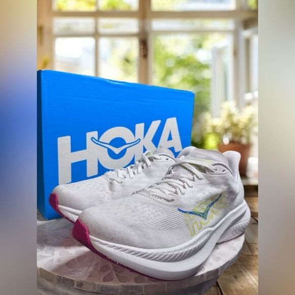 HOKA One One Mach 6 Supportive Running Shoes 1147790-FTG Men's US 10.5 EU 44 2/3 - Picture 2 of 15